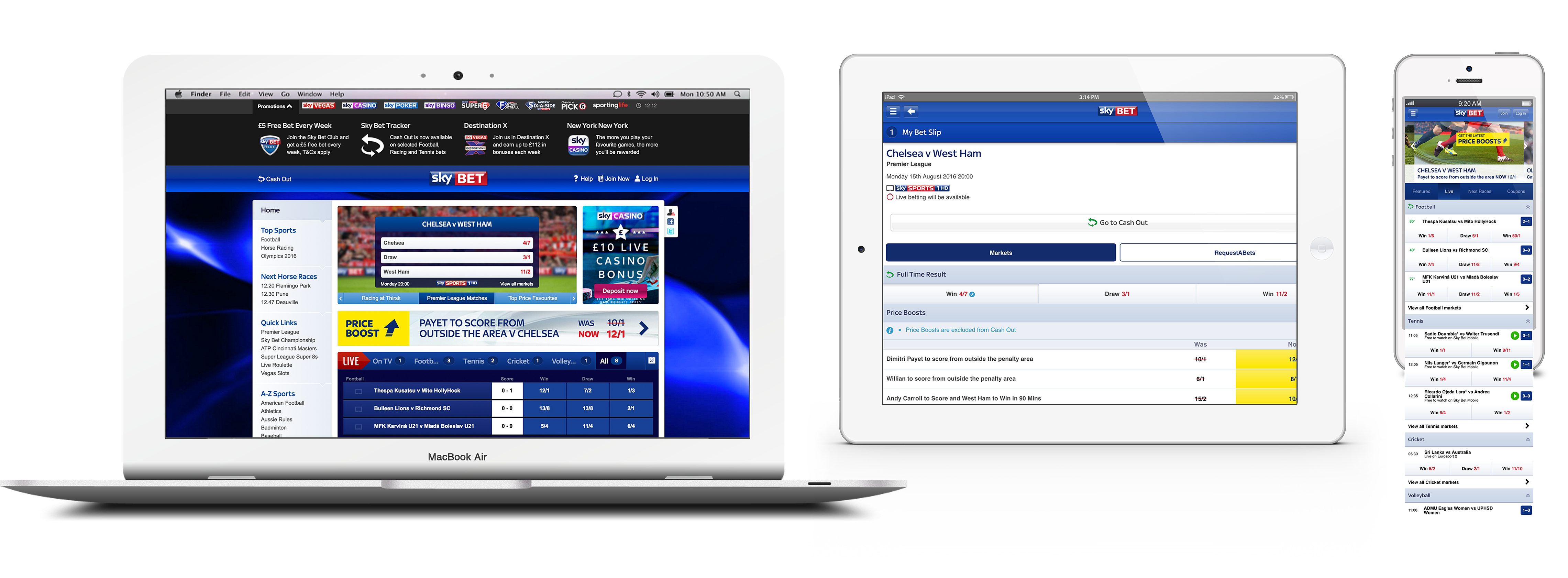 Sky Bet site