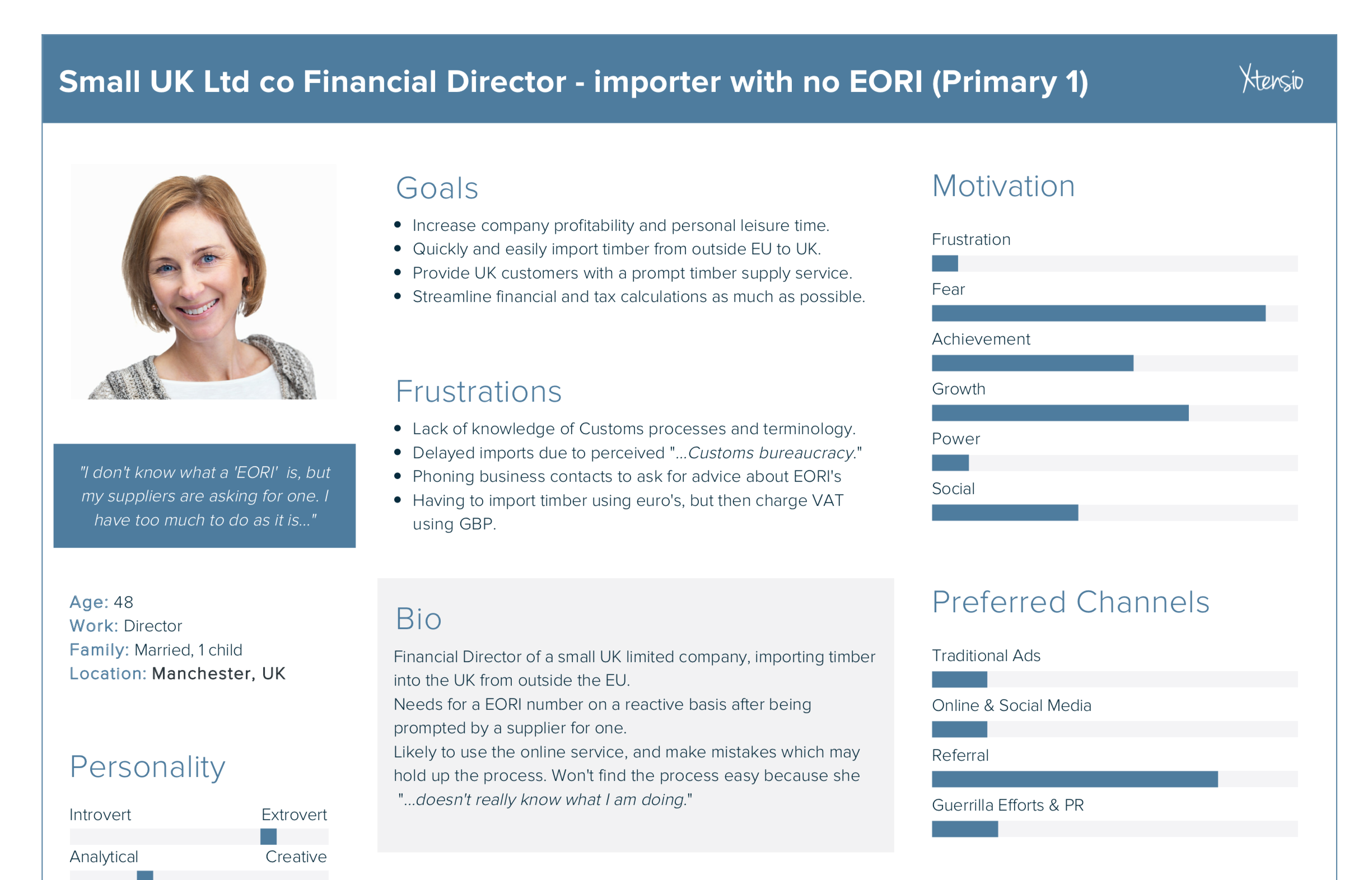 Get an EORI number start page